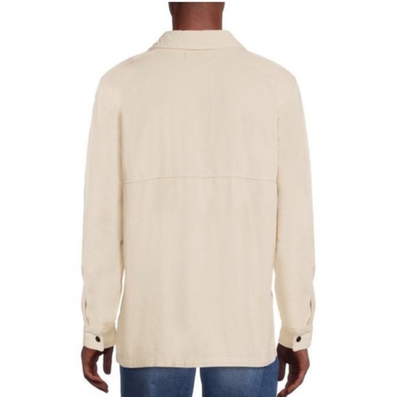 NO BOUNDARIES Layering Shirt Jacket Cream Men’s Size 23004000 - Picture 3 of 5